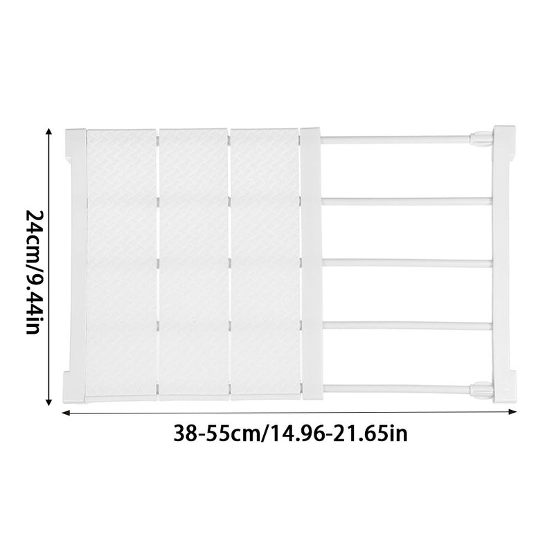 Lifeideas Expandable Closet Tension Shelf Rod and Storage Layer Dividers
