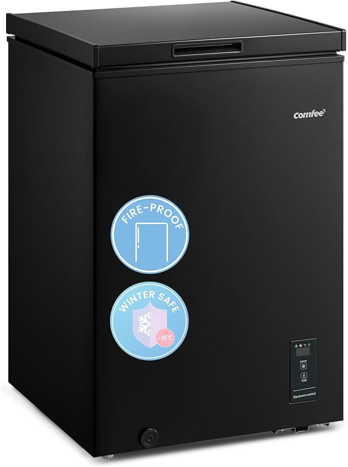 Comfee 99L Freestanding Chest Freezer with Digital Temperature Control