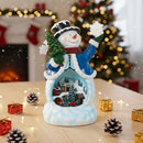 Lifeideas Christmas Snowman Music Box Ornament