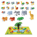 3D Magnetic Assembly Safari Animals