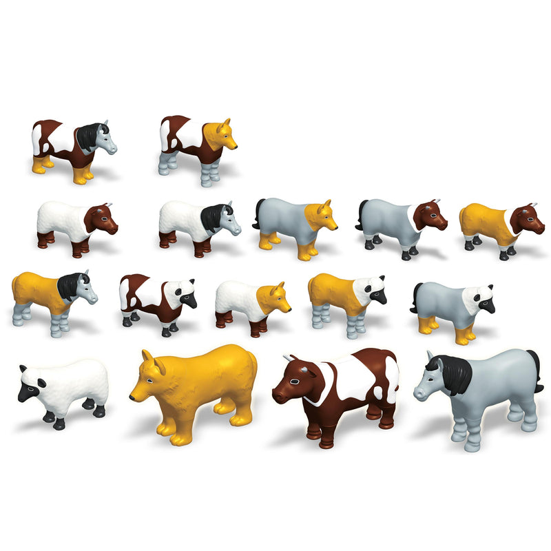 3D Magnetic Assembly Jumbo Barnyard Animals