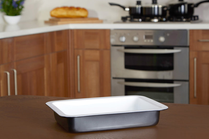 Ecocook Black Rectangular Roasting Dish