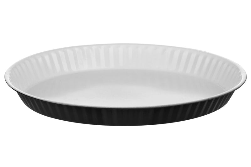 Ecocook Black Low Flan Dish