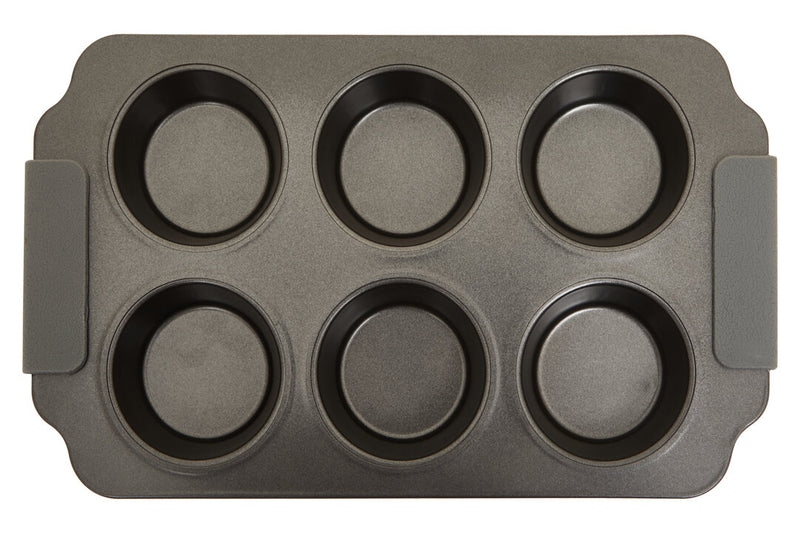 From Scratch Grey Six Cup Muffin Tray.