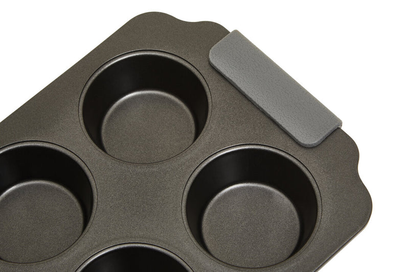 From Scratch Grey Six Cup Muffin Tray.