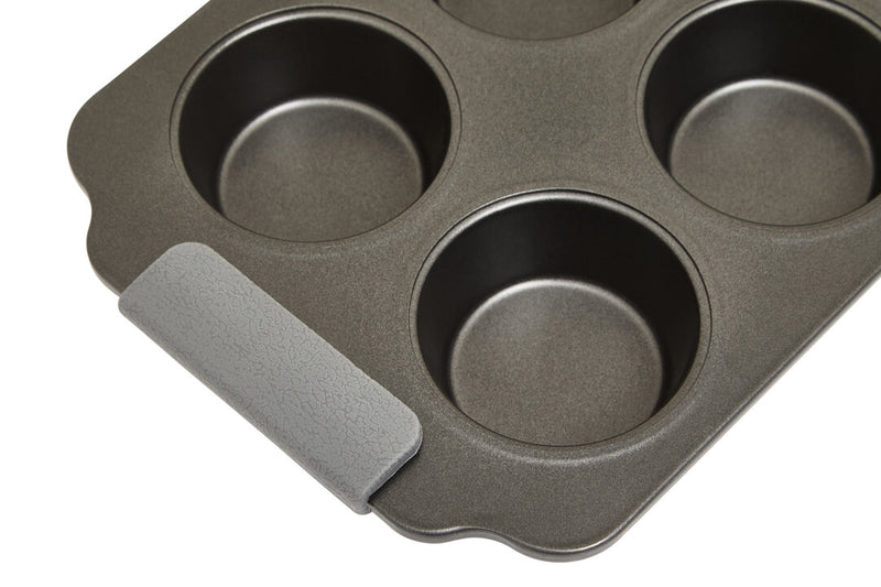 From Scratch Grey Six Cup Muffin Tray.