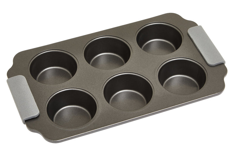 From Scratch Grey Six Cup Muffin Tray.