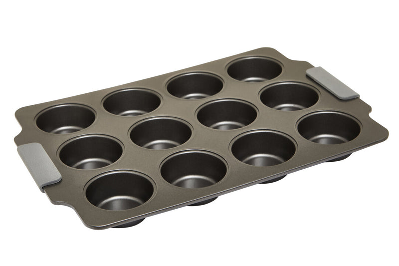 From Scratch Grey Twelve Cup Muffin Tray