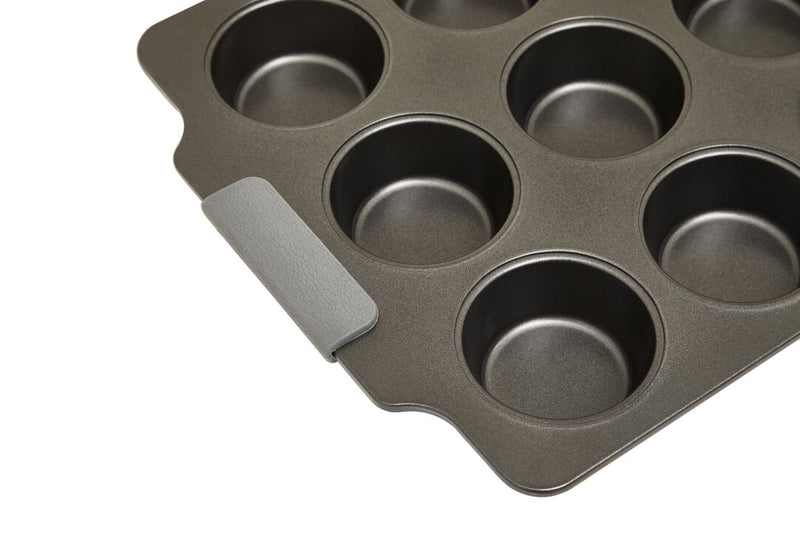 From Scratch Grey Twelve Cup Muffin Tray