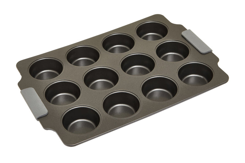 From Scratch Grey Twelve Cup Muffin Tray