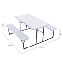 Breeins Foldable Picnic Table And Bench Set