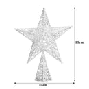 Lifeideas Wrought Iron Star Christmas Tree Topper