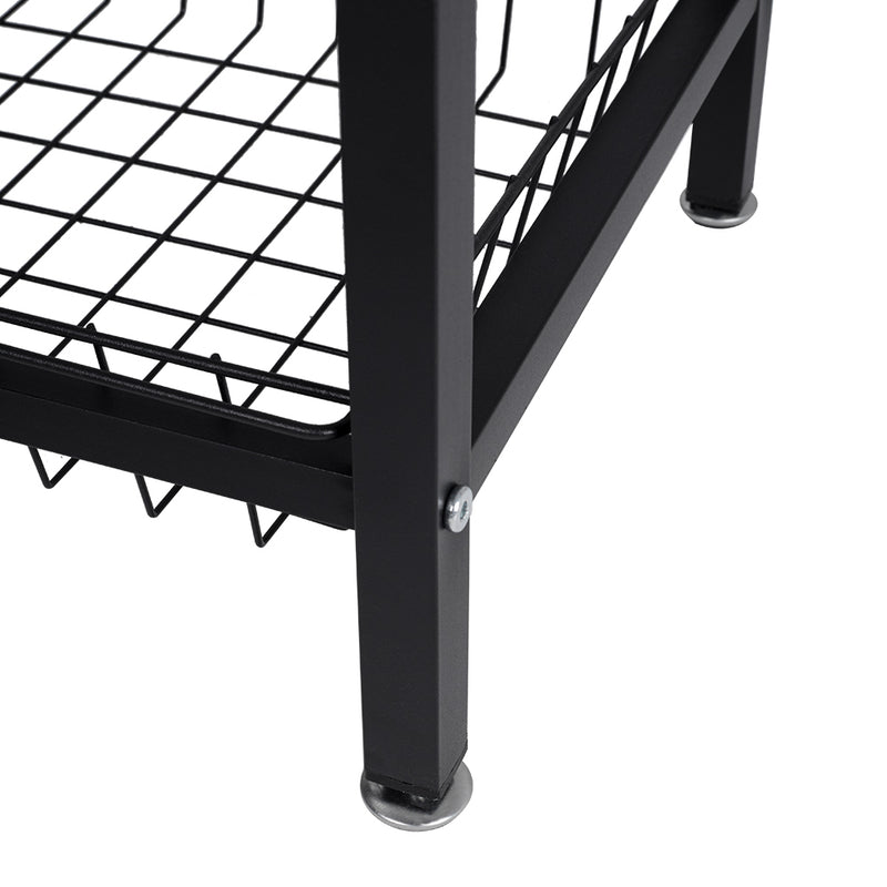 Lifeideas Kitchen Microwave Oven Vegetable Storage Cart