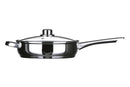 Crosse 24cm Stainless Steel Non Stick Frypan With Glass Lid