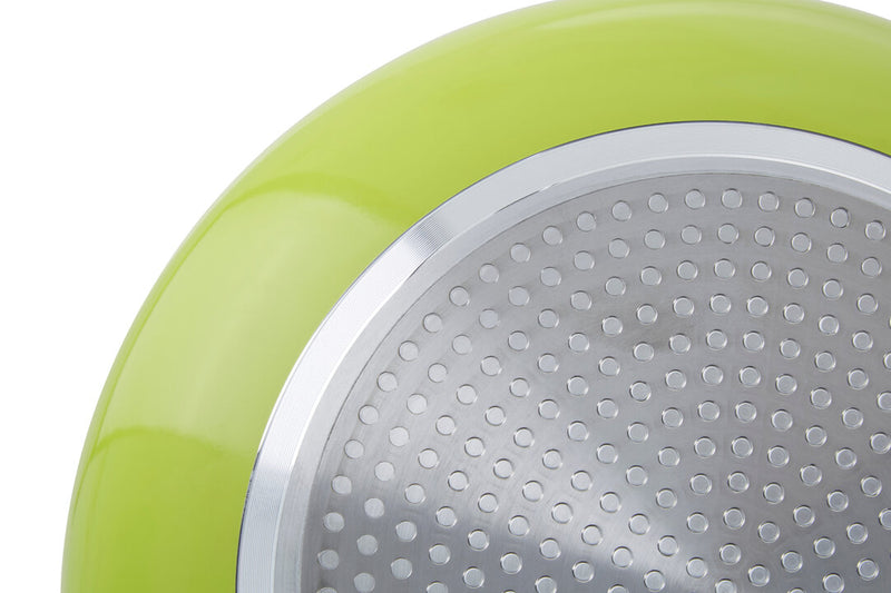 Ecocook Lime Green Frying Pan with Ceramic Coating