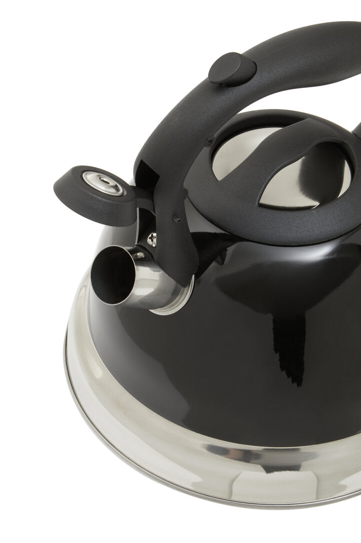 Zion Black 3 Ltr Whistling Kettle