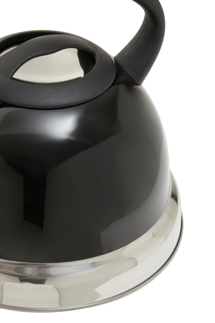 Zion Black 3 Ltr Whistling Kettle