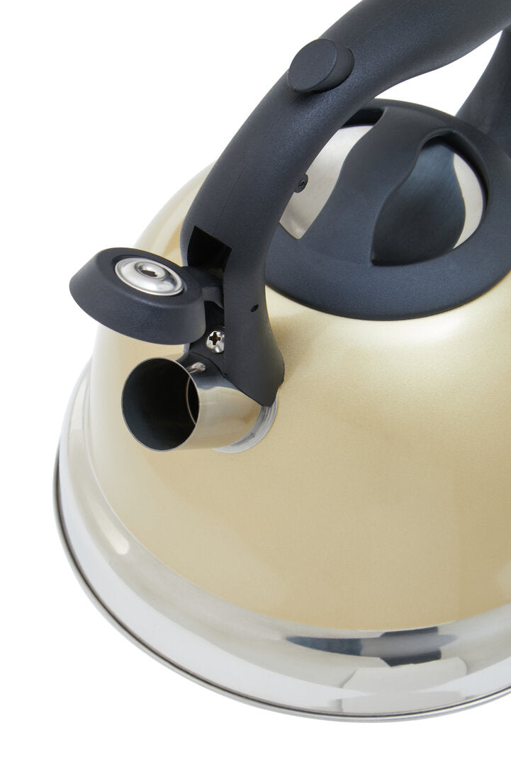 Zion Light Gold 3 Ltr Whistling Kettle