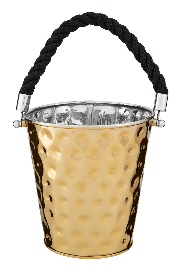 Miressa Medium Gold Finish Party Bucket