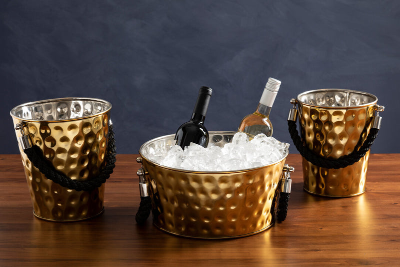 Miressa Medium Gold Finish Party Bucket