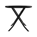 Breeins Outdoor Folding Table with Umbrella Hole