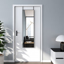 Livingandhome Metal Frame Over the Door Full Length Mirror