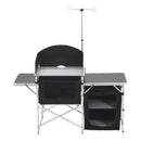 Breeins Aluminum Camp Kitchen with Zippered Storage and Camp Tables