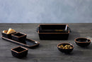 Calisto Terracotta Black Glazed Oven to Table Dish