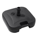 Garden Sanctuary PP Square Plastic Water and Sand Filled Freestanding Parasol Base