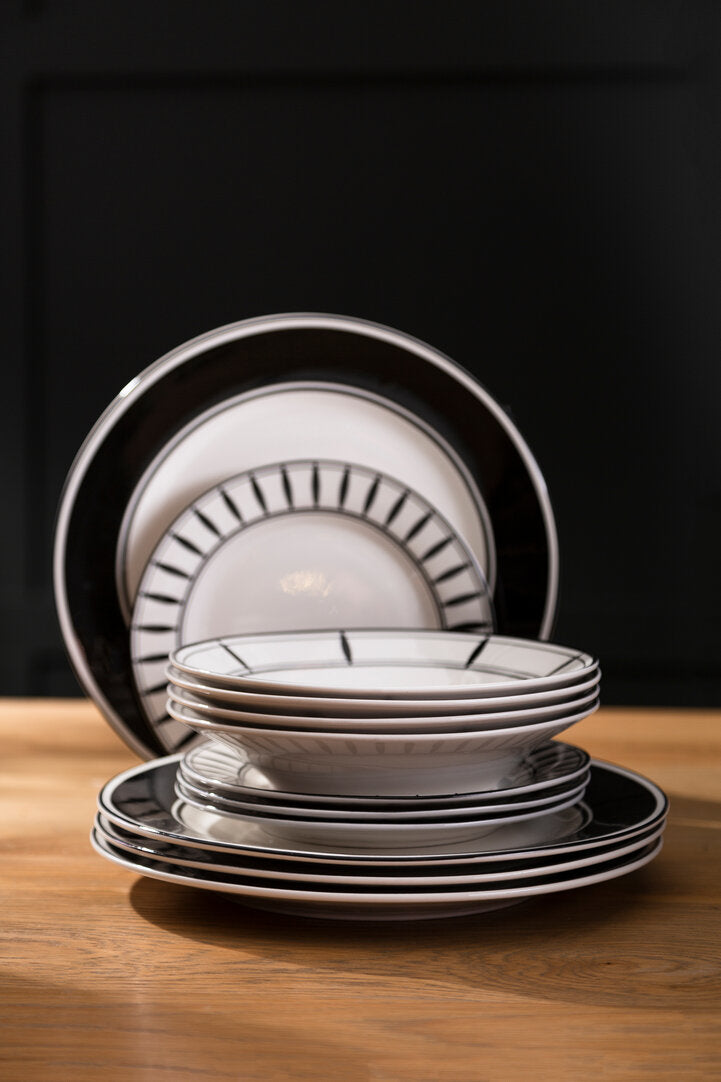 Avie 12 Piece Solar Dinner Set