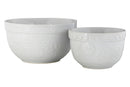 Gigi White Set Of Two Mixing Bowls
