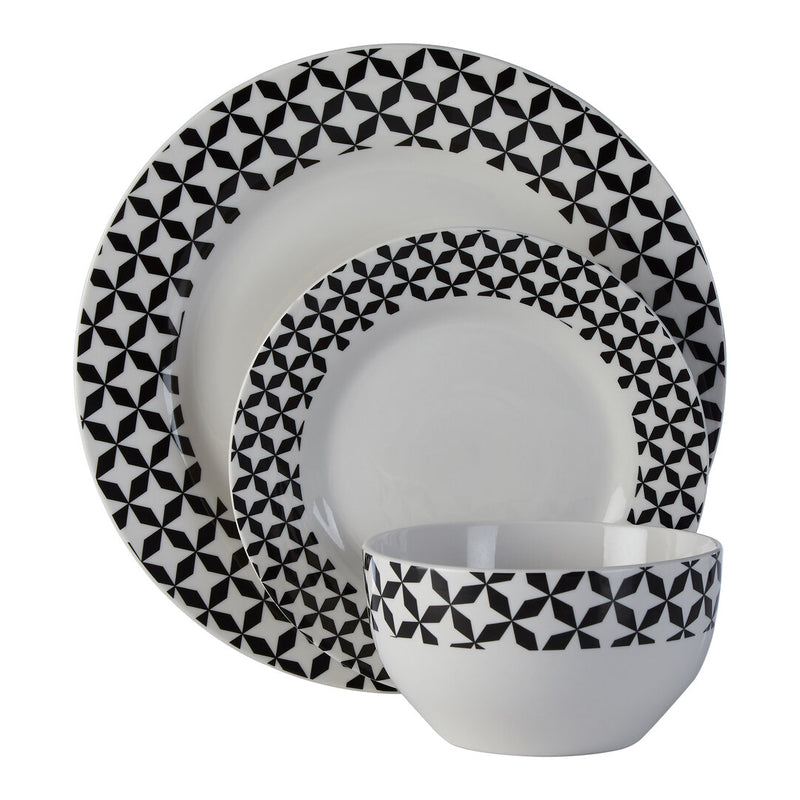 Avie 12 Piece Windmill Dinner Set