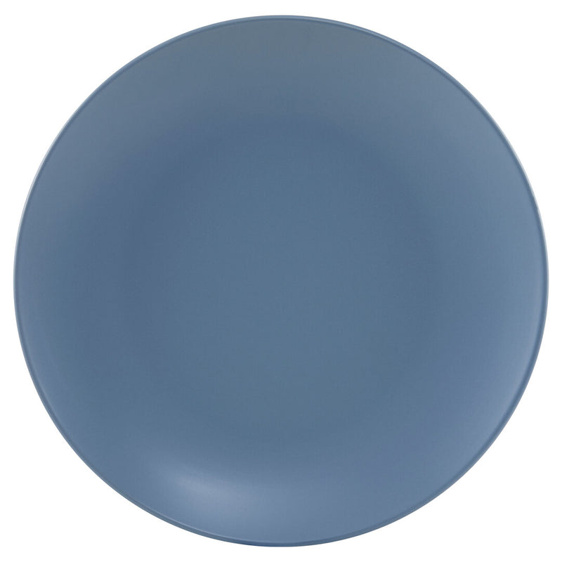 Elmira Twelve Piece Blue Stoneware Dinner Set