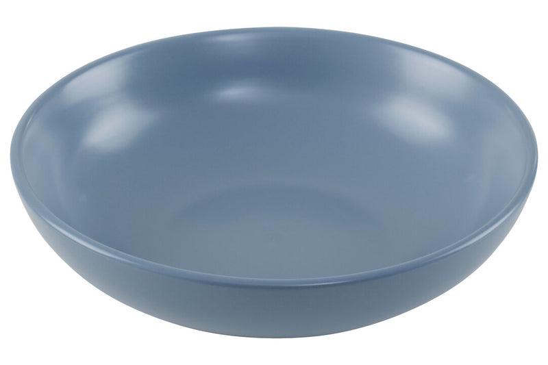 Elmira Twelve Piece Blue Stoneware Dinner Set