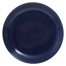 Elmira 16 Piece Dark Blue Stoneware Dinner Set With Grooves