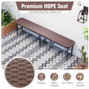 Folding Rattan Bench