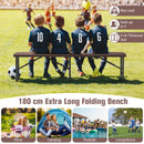 Folding Rattan Bench