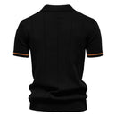 Turn-Down Short-Sleeve Polo Shirt