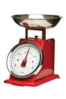 Olivier 3kg Red Retro Kitchen Scale