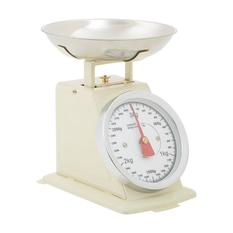 Olivier 3kg Cream Retro Kitchen Scale