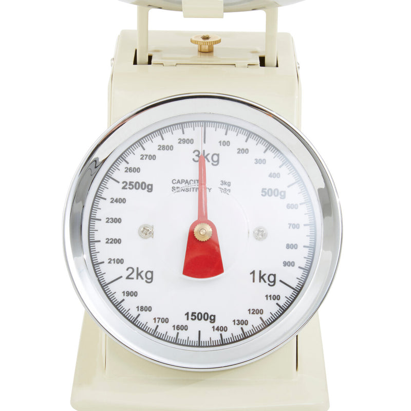 Olivier 3kg Cream Retro Kitchen Scale
