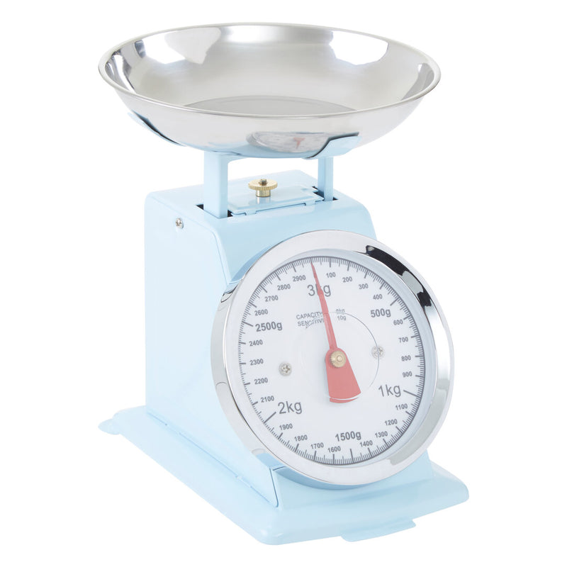 Olivier 3kg Pastel Blue Retro Kitchen Scale
