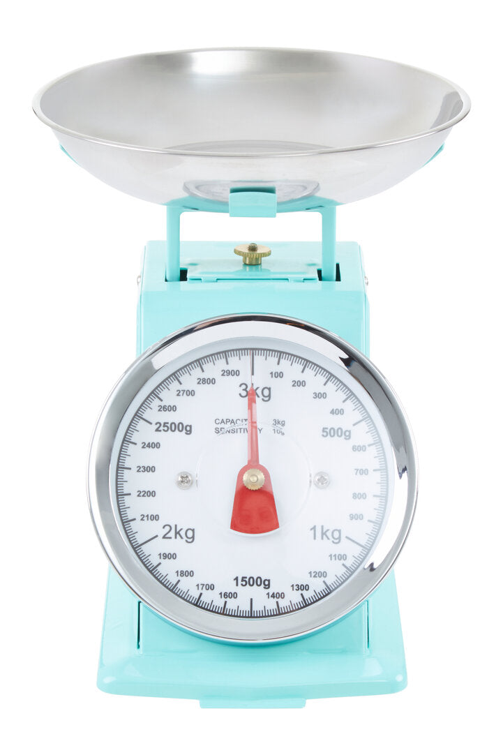 Olivier 3kg Pastel Green Retro Kitchen Scale