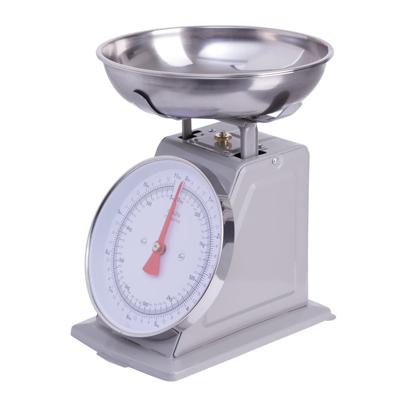 Olivier 5kg Grey Retro Kitchen Scale