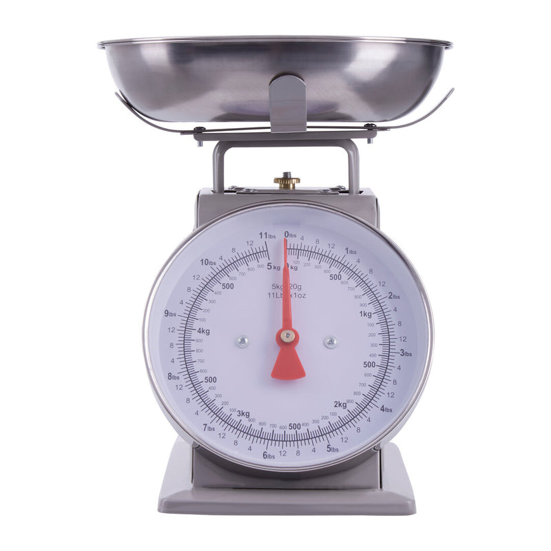 Olivier 5kg Grey Retro Kitchen Scale