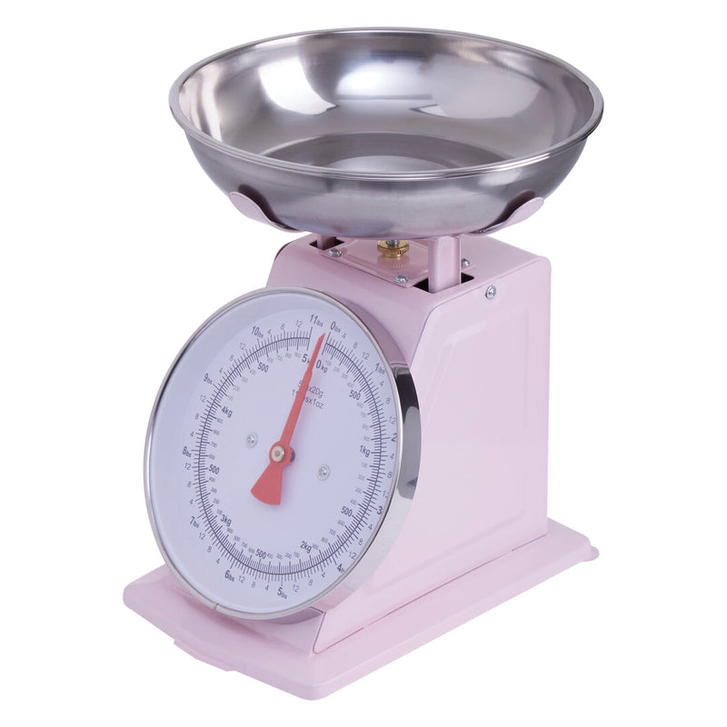 Olivier 5kg Pink Retro Kitchen Scale