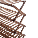 Cottonfy UK 5-Tier Bamboo Flower Stand Rack Holder Multifunctional Storage Rack