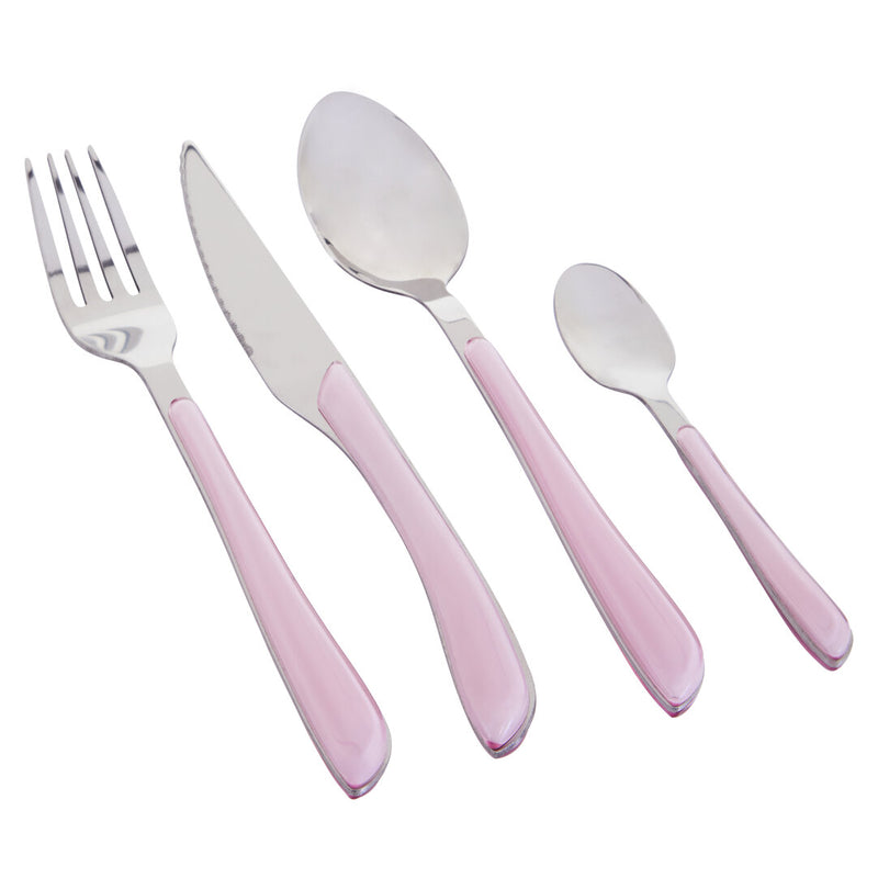 Zuma 24Pc Multi Pastel Coloured Cutlery