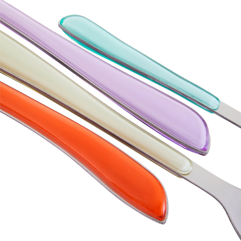 Zuma 24Pc Multi Pastel Coloured Cutlery