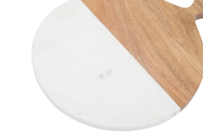 Monzaro Small Marble And Acacia Wood Paddle Board